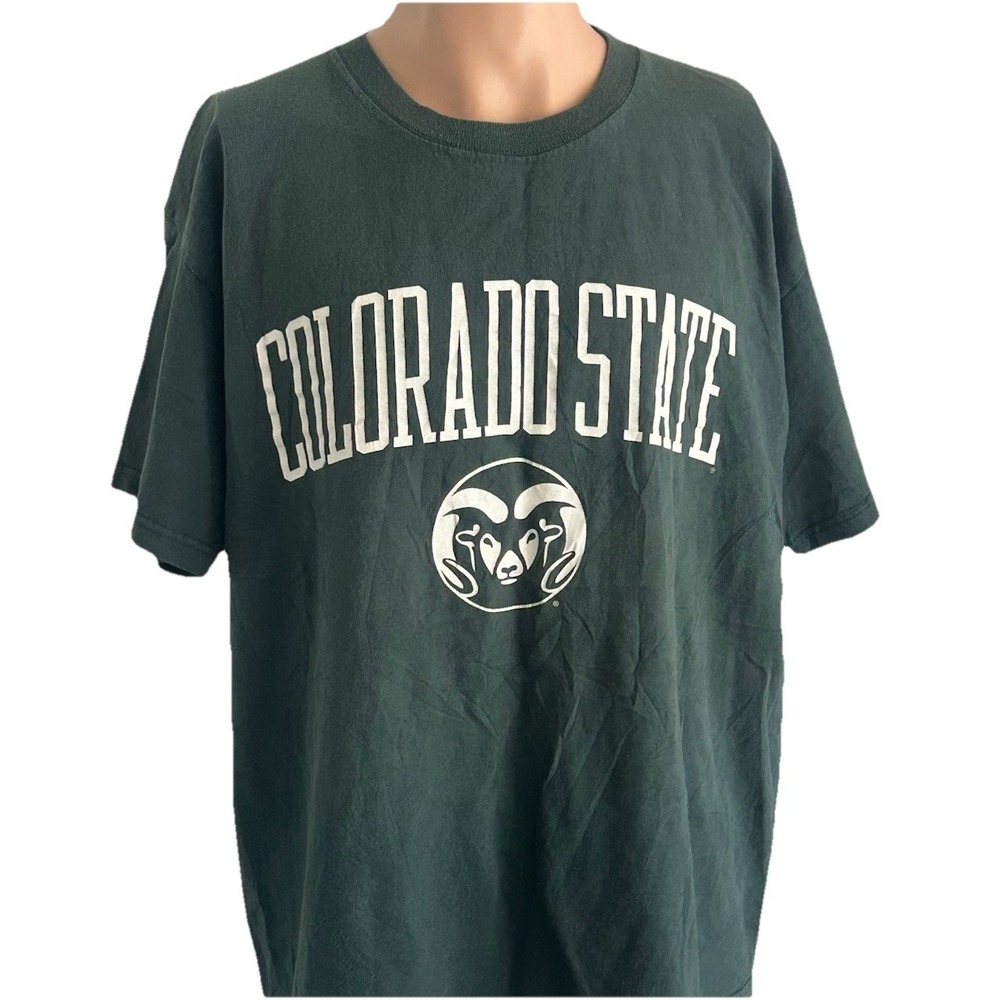 Colorado State Rams Gear For Sports T-shirt Men's Large Green NCAA